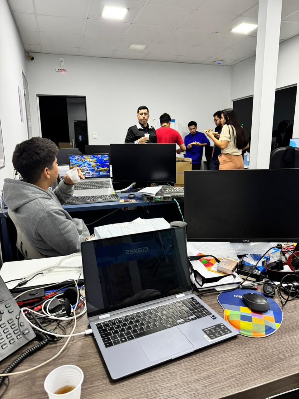 Confraternização pós-workshop